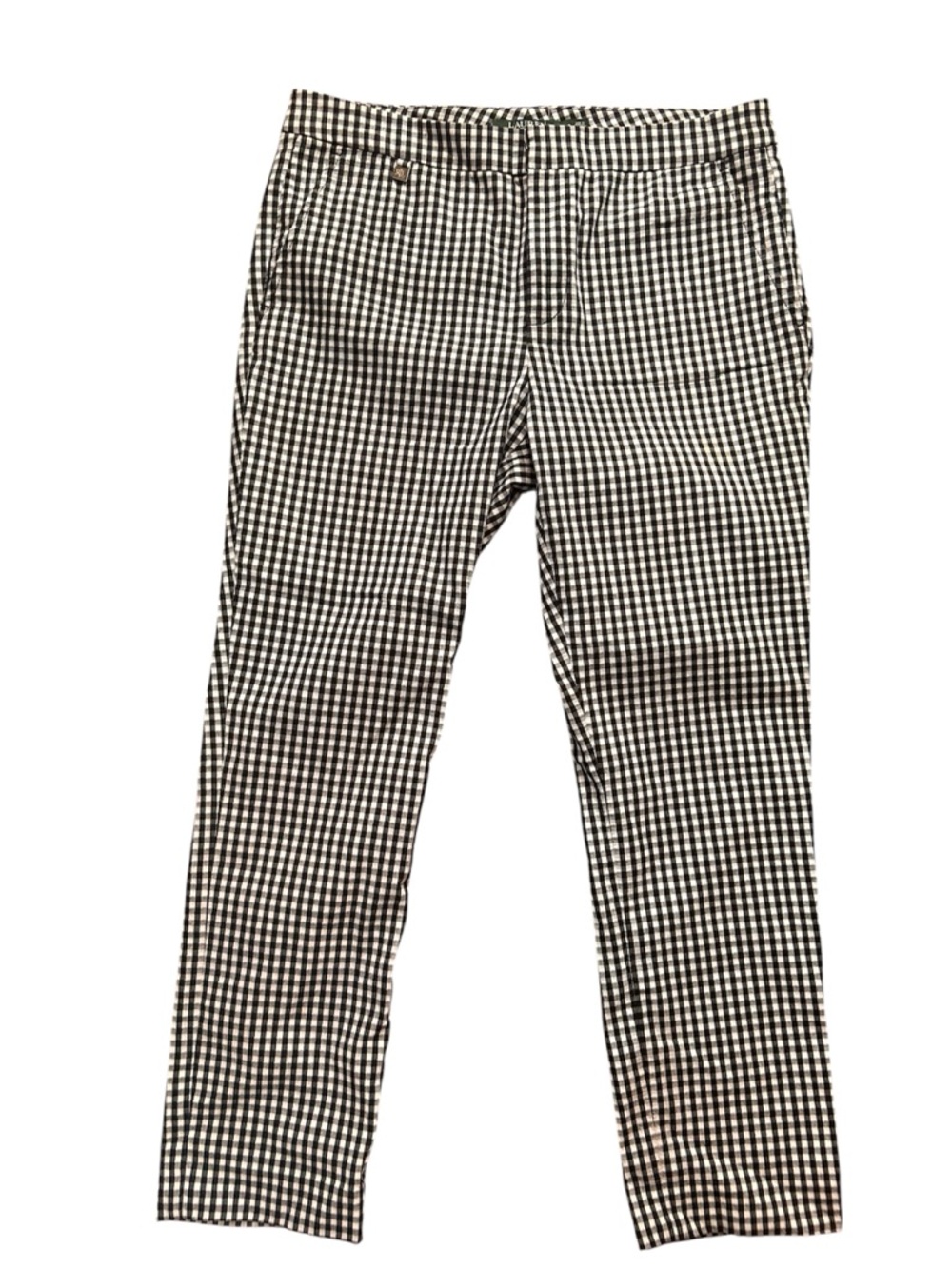 Ralph Lauren Classic Black & White Gingham Women’s Pants